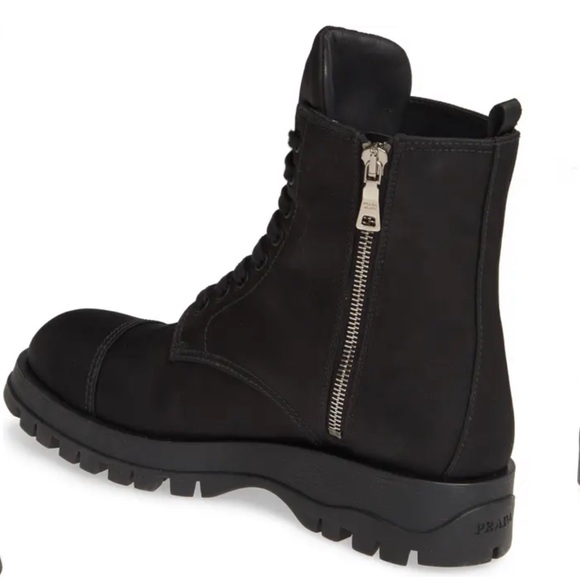 NWT Nylon Prada Combat Boots 37.5 - Picture 4 of 10